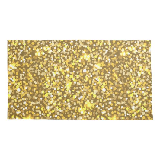 Golden glitter kussensloop (Achterkant-Links)