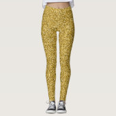 Golden Glitter Leggings (Voorkant)