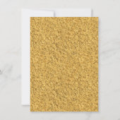 Golden Glitter Mandala 50e bruiloft Jubileum Kaart (Achterkant)