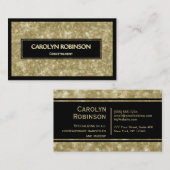 Golden Glitter met zwart label (Voorkant / Achterkant)