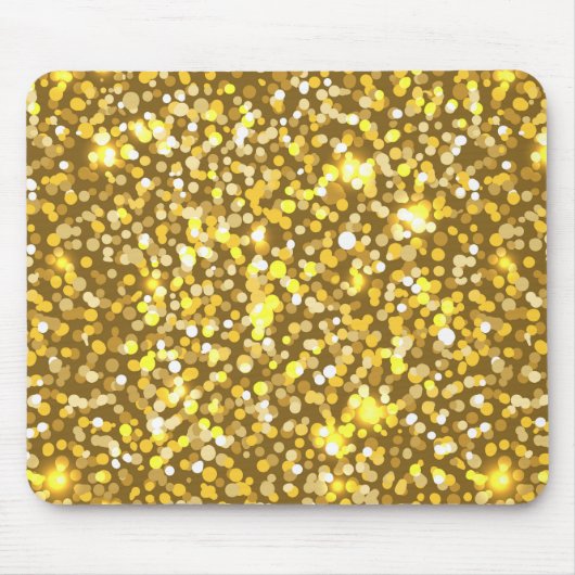 Golden glitter muismat (Voorkant)