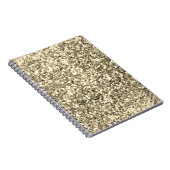 Golden Glitter Notitieboek (Rechterzijde)