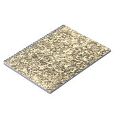 Golden Glitter Notitieboek (Linkerzijde)