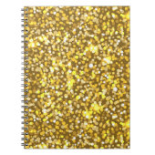 Golden glitter notitieboek (Voorkant)
