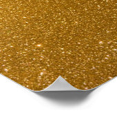 Golden glitter poster (Hoek)