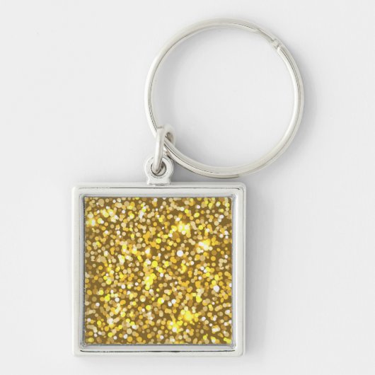 Golden glitter sleutelhanger (Voorkant)