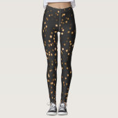 Golden Glitter Sparkles Leggings (Voorkant)