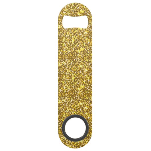 Golden glitter speed flessenopener (Voorkant)