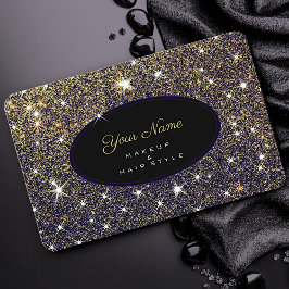 Golden Glitter Stars Elegant Luxury Stylish Bling Visitekaartje