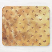 Golden Glitter Stars Muismat (Voorkant)