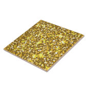 Golden glitter tegeltje (Zijkant)