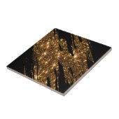 Golden Glitter Tegeltje (Zijkant)