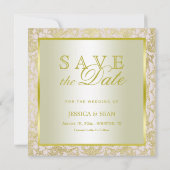 Golden Glitters, diamanten Pareltjes en weduwen Save The Date (Achterkant)