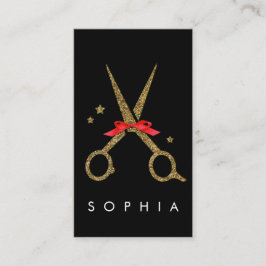 Golden glitterschaar - Haarstilnaam Informatiekaartje