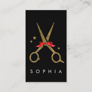 Golden glitterschaar - Haarstilnaam Informatiekaartje