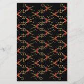 Golden glitterschaar - Haarstylist (Voorkant)