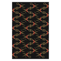 Golden glitterschaar - Haarstylist