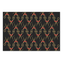 Golden glitterschaar - Haarstylist 