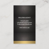 Golden Global Buildings Logo Visitekaartje (Achterkant)