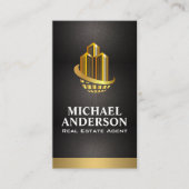 Golden Global Buildings Logo Visitekaartje (Voorkant)