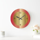 Golden gloed met Oranje keukenklokken aan de Rode  Grote Klok (Huis)