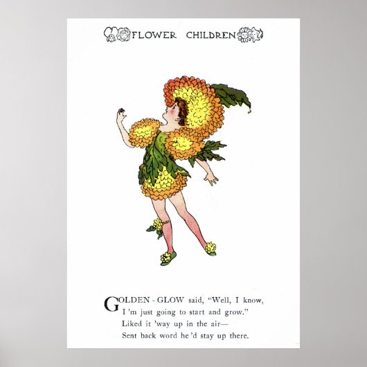 Golden-gloed Poster (Voorkant)