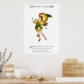 Golden-gloed Poster (Keuken)