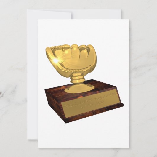 Golden Glove Award Kaart (Voorkant)