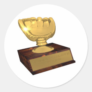 Golden Glove Award Ronde Sticker