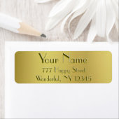 Golden Glow Etiket (Insitu)