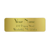Golden Glow Etiket (Voorkant)