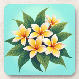 Golden Glow Frangipanis Bier Onderzetter
