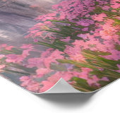 Golden Glow op de Lazy rivier Poster (Hoek)