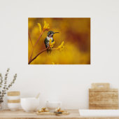 Golden Glow Poster (Keuken)