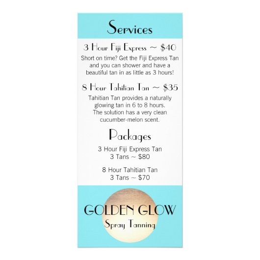 Golden Glow Rack Kaart (Voorkant)