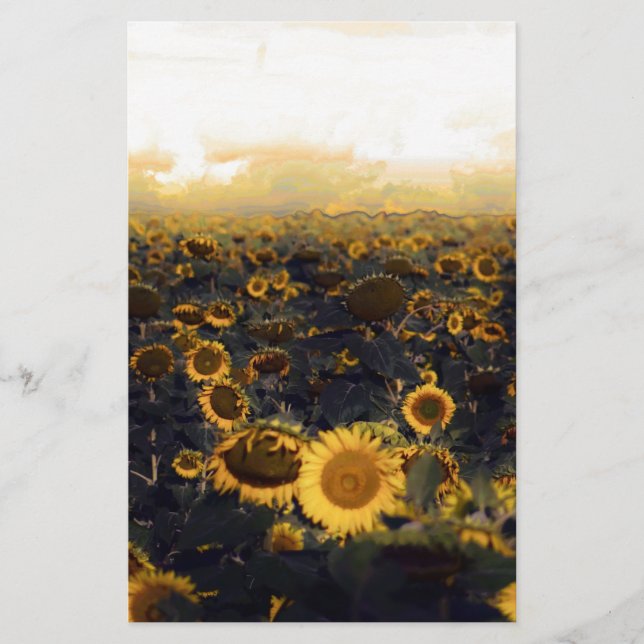 Golden Glow Sunflower Scape (Voorkant)