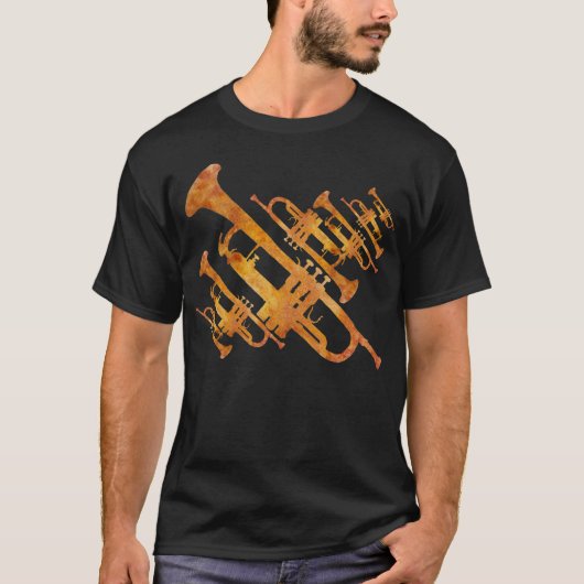 Golden Glow Trumpets T-shirt (Voorkant)