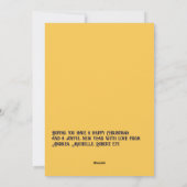 Golden Glow Xmas Baby Geboorteaankondiging Foto Feestdagenkaart (Achterkant)