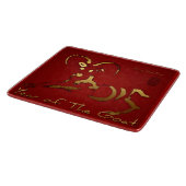 Golden Goat Chinese Lunar New Year Cutting Board Snijplank (Hoek)