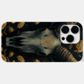 Golden Goat Skull and gold Roses Case-Mate iPhone Case (Achterkant (horizontaal))