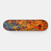 Golden Goddess Abstract Art Skateboard Deck (Horizontaal)