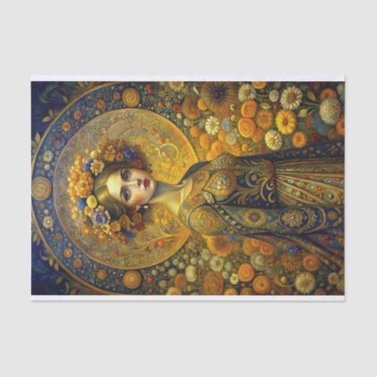 Golden Goddess Decoupage Tissuepapier (Voorkant)