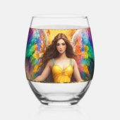 "Golden Goddess: legendarische bliksem Drink glas (Voorkant)