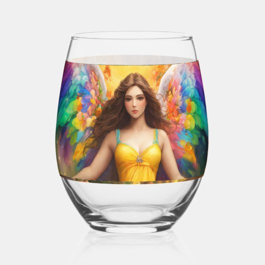 "Golden Goddess: legendarische bliksem Drink glas (Voorkant)