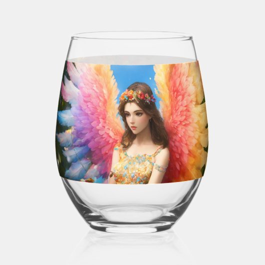 "Golden Goddess: legendarische bliksem Drink glas (Achterkant)