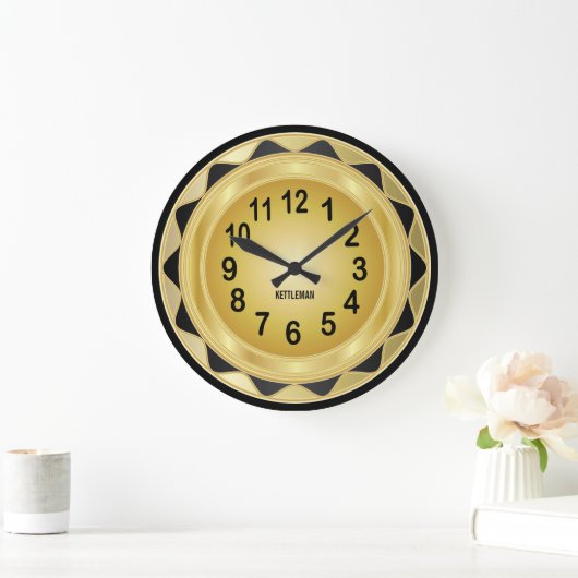 Golden Gold Design Grote Klok (Huis)