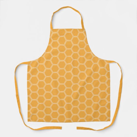 Golden Gold Honeycomb Pattern Schort (Voorkant)
