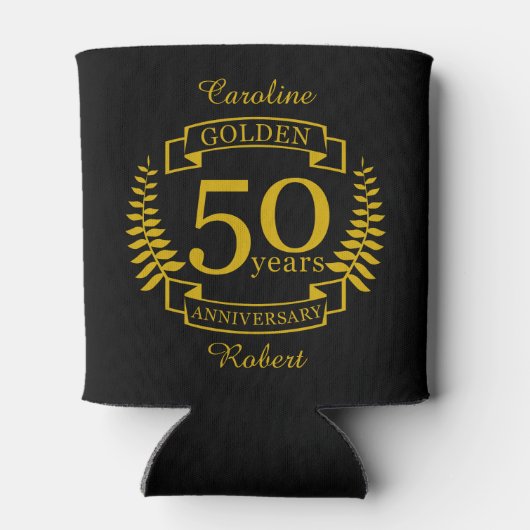 GOLDEN Golden 50 jaar Jubileum 50 jaar Blikjeskoeler (Achterkant)