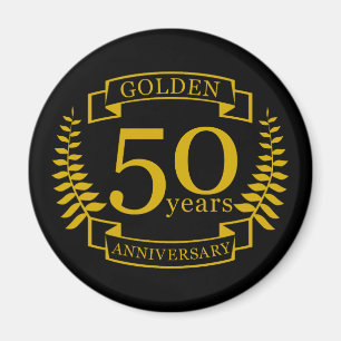 GOLDEN Golden 50 jaar Jubileum 50 jaar Magneet