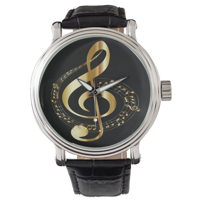 Golden Golf en Black Mannen Horloge (Voorkant)